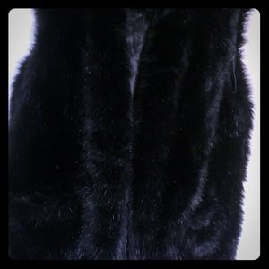 Faux fur vest